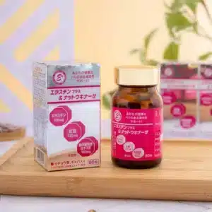Hộp Elastin Plus & Nattokinase Hokoen Nhật Bản 80 viên