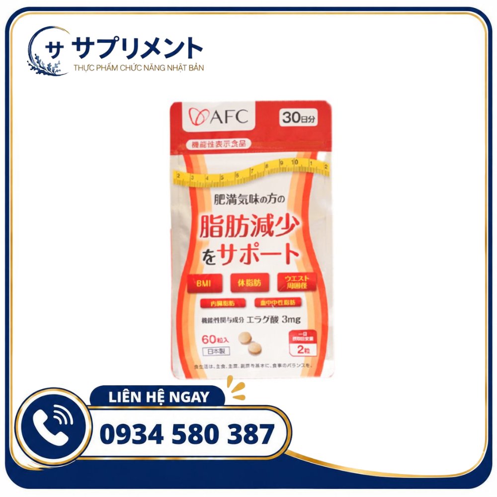 Viên uống AFC Ellagic Acid 60 viên Viên uống AFC Ellagic Acid 60 viên