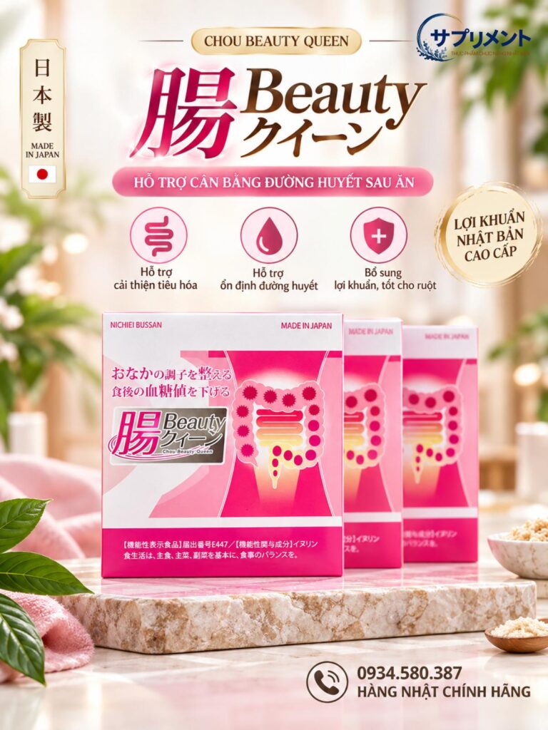 Bột uống Chou Beauty Queen Nhật Bản - nhóm cân nặng, đường huyết