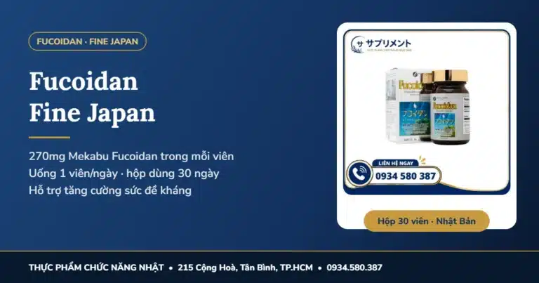 Fucoidan Fine Japan: thành phần, cách dùng, giá