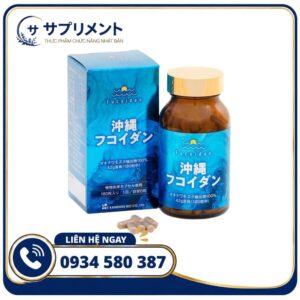 Viên uống Fucoidan Okinawa Kanehide Bio 180 viên