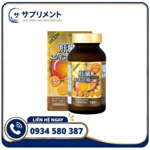 Viên uống Giải Độc Gan Liver Hydrolyzate Nichiei Bussan 180 viên