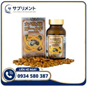 Viên uống Tinh Chất Hàu Nano Oyster Gold Nichiei Bussan 120 viên