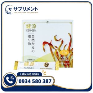 Bột uống Nano Fucoidan Kengen Nichiei Bussan Nhật Bản 60 gói