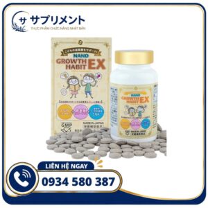 Viên uống Phát Triển Chiều Cao Nano Growth Habit EX 120 viên