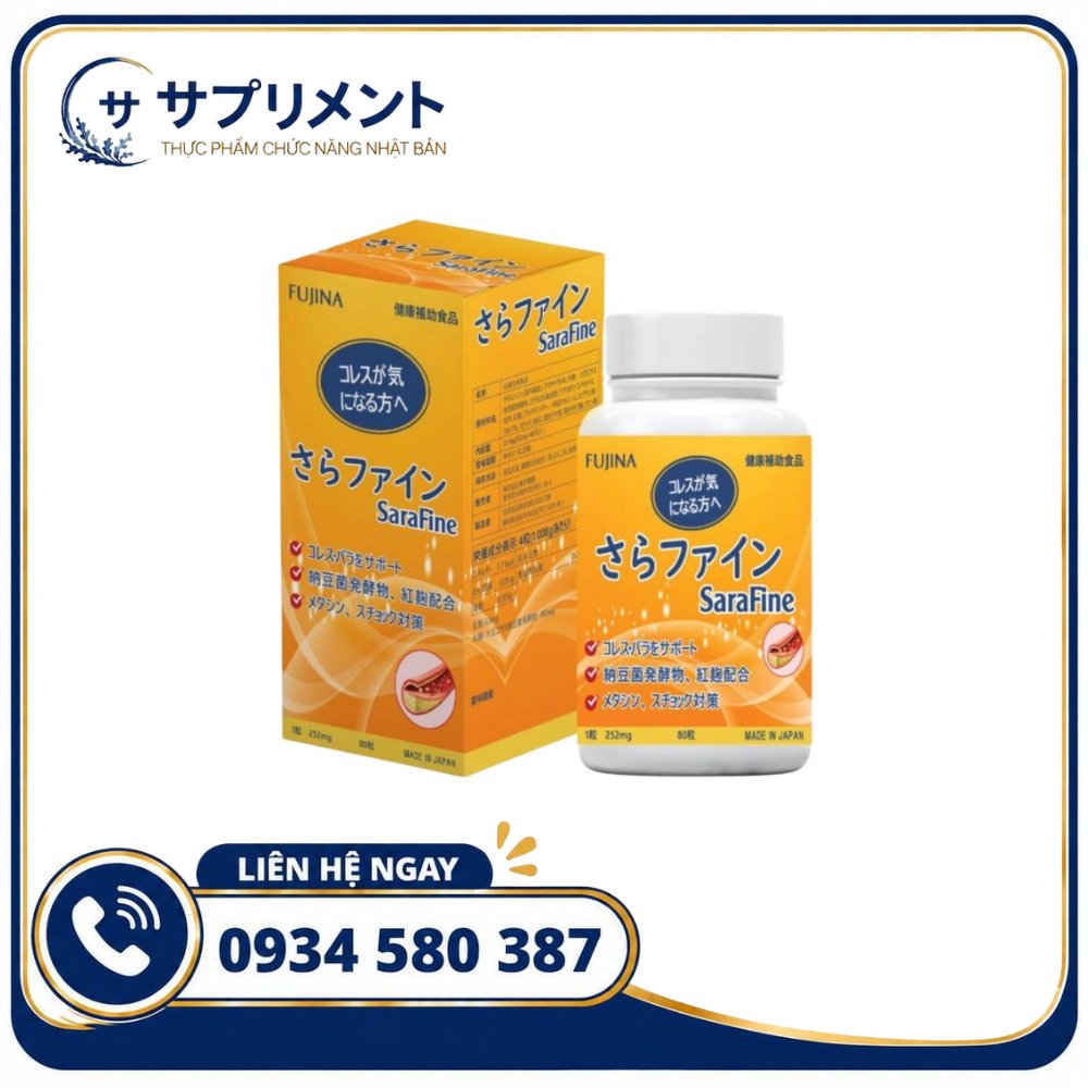 Viên uống Sarafine Fujina 80 viên Viên uống Sarafine Fujina 80 viên