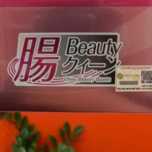 Tem chống hàng giả Nichiei Asia dán trên hộp Chou Beauty Queen